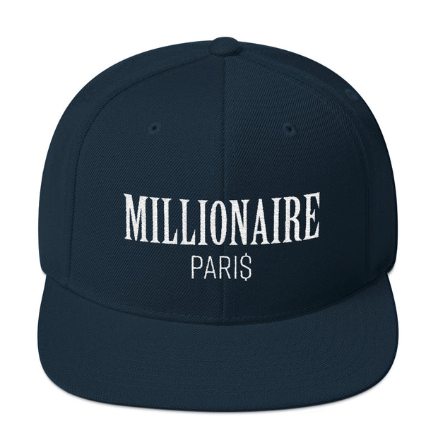 Snapback Hat Dark Navy - Snapback Cap - Millionaire Paris