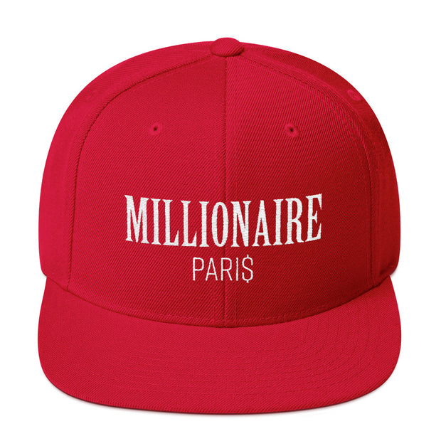 Snapback Hat Red - Snapback Cap - Millionaire Paris