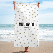 Emoji Money with Wings Beach Towel - Millionaire Paris