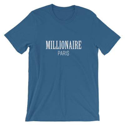Steel Blue Millionaire Paris - Tee-Shirt - Millionaire Paris