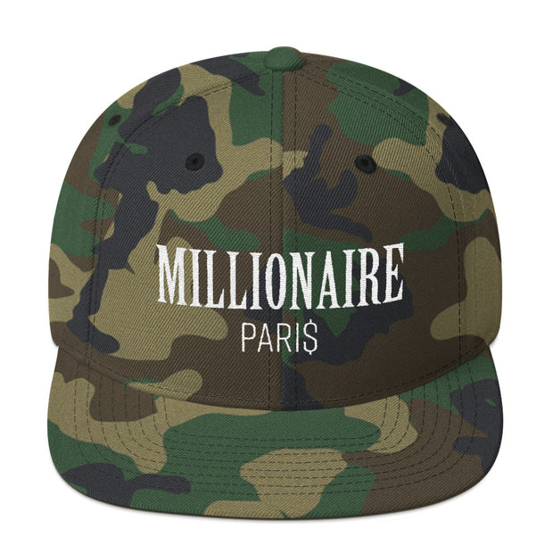 Snapback Hat Military Green - Snapback Cap - Millionaire Paris