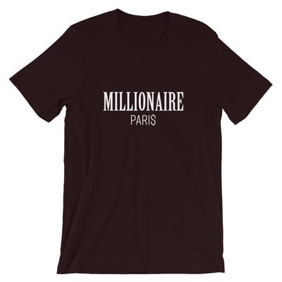 Oxblood Black Millionaire Paris - Tee-Shirt - Millionaire Paris