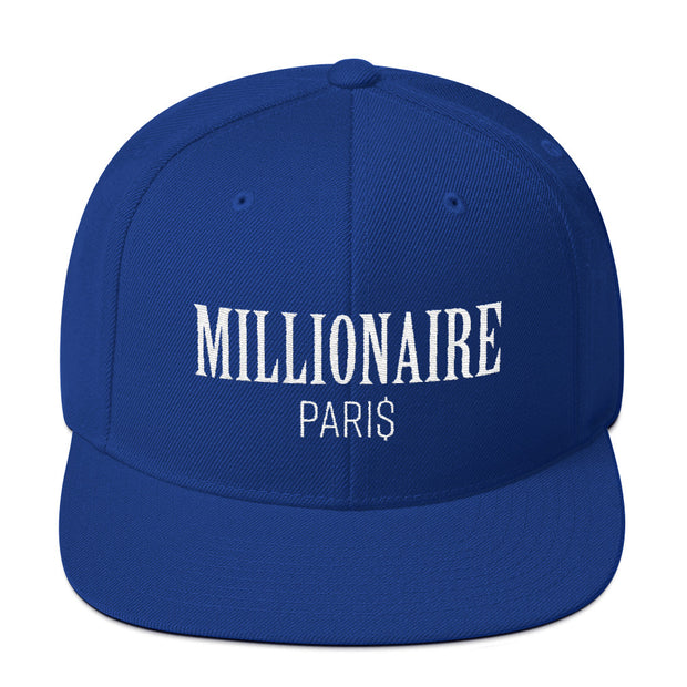 Snapback Hat Royal Blue - Snapback Cap - Millionaire Paris